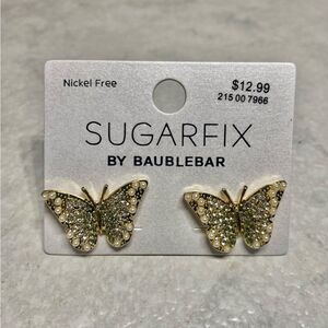 Sugarfix by Baublebar Butterfly Earrings NWT